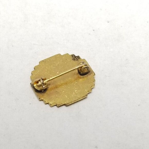 Vintage 50 Words a Minute Typing Award Pin, Gold Tone Brooch, Retro Estate - Picture 3 of 5